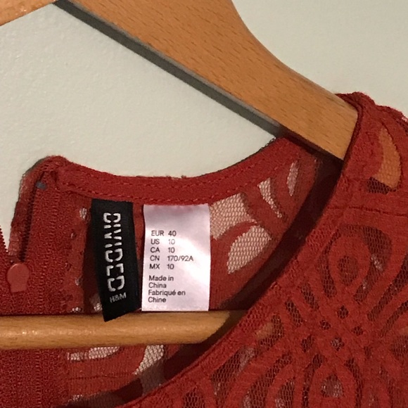 H&M Lace Corset Short Sleeve Dress - Picture 2 of 4